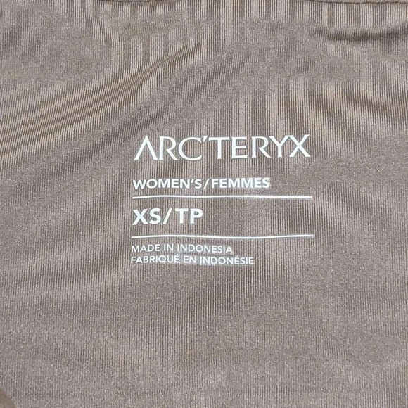 Arc'teryx Dress Laina Tan Brown Shift Mock Neck Sweater Dress XS - Picture 5 of 8